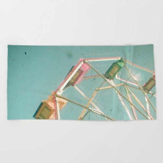 Big Wheel Beach Towel