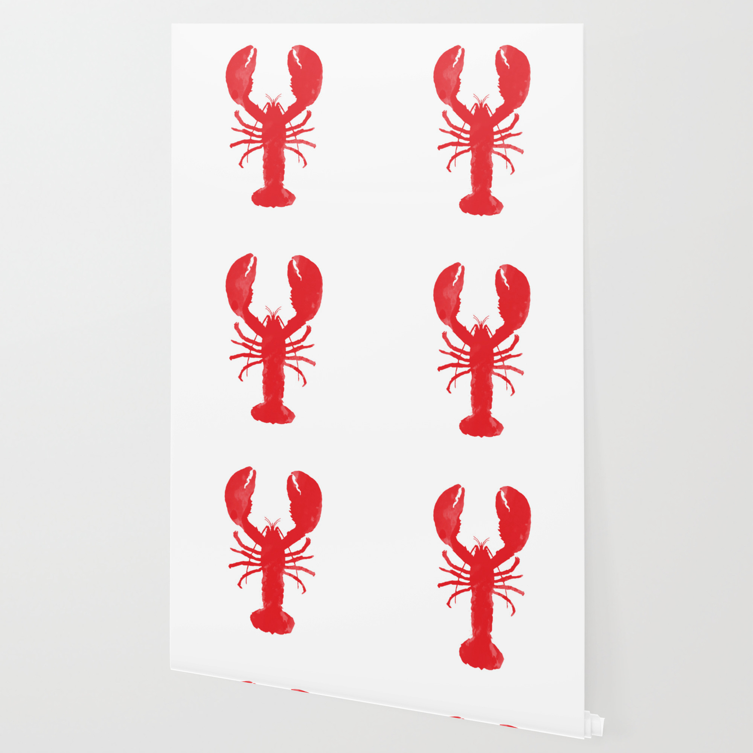 Watercolor Lobster Wallpaper By Eallison916 Society6