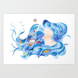 Ocean Dreams Art Print