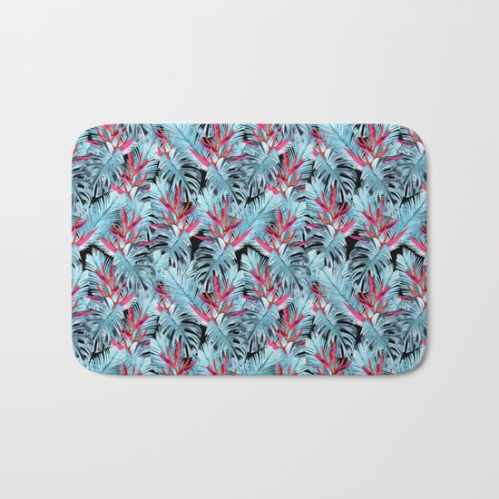 Tropical plants 1 Bath Mat