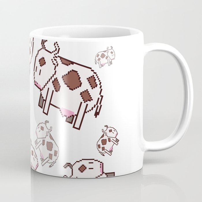 Pixel art cows Coffee Mug