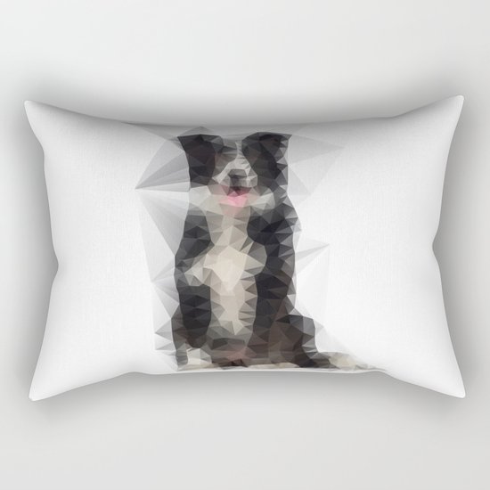 Collie Funk Rectangular Pillow