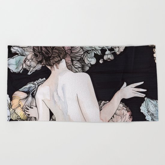 Winter Wither Beach Towel