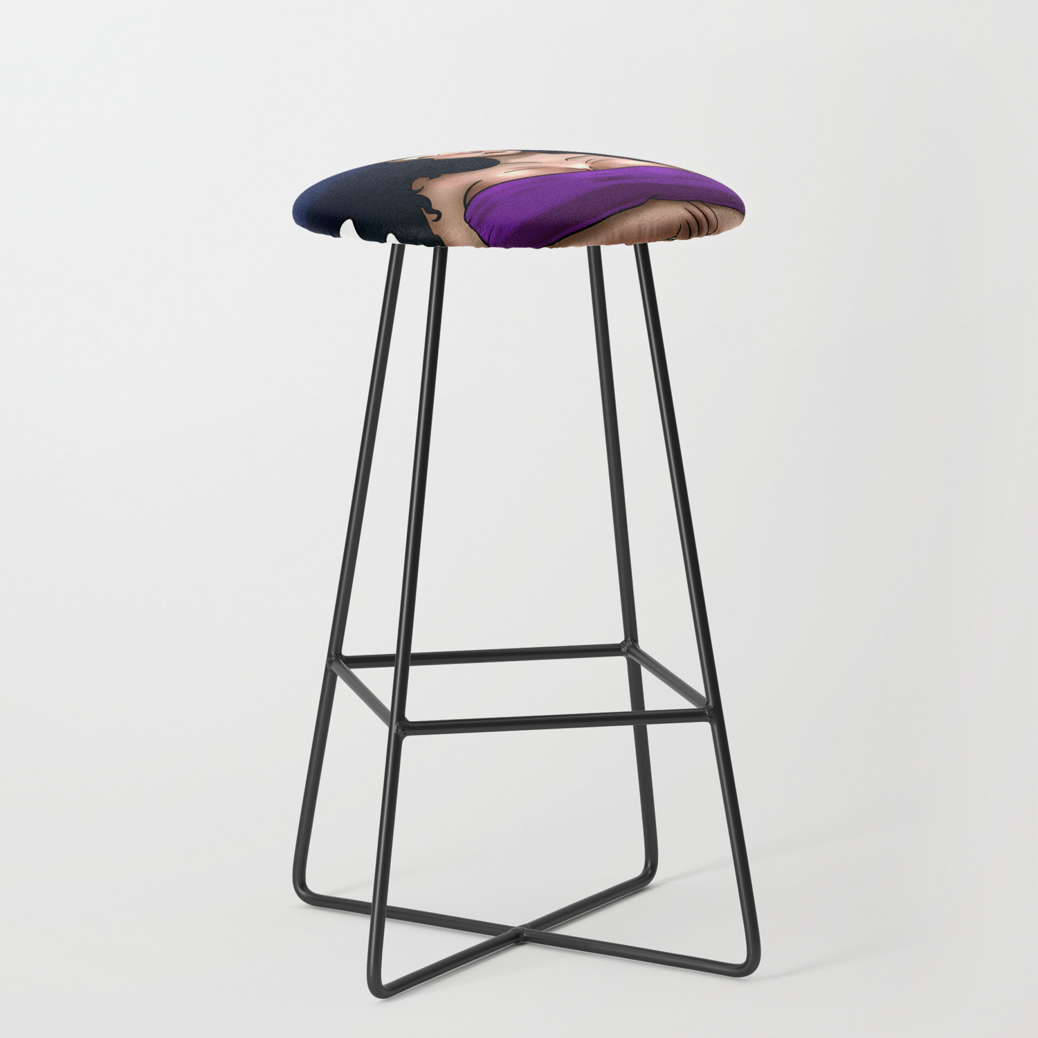 Giants Bar Stools, Crushed Between Giants Bar Stool By Entrecoxas Society6