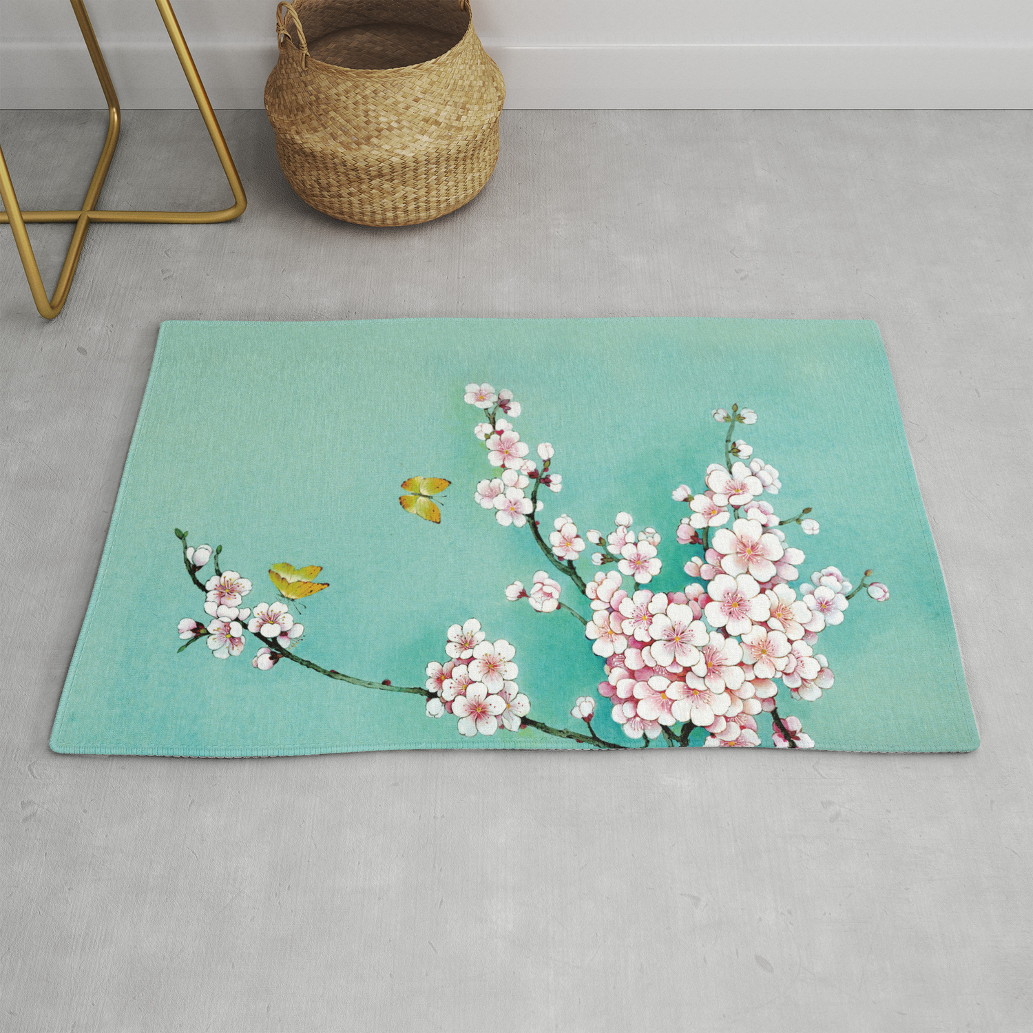 Dreamy Cherry Blossom Rug By Jinartstudio Society6