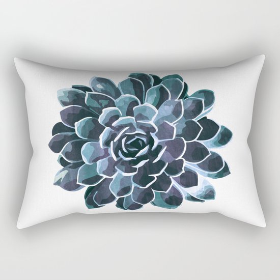 Succulent Echeveria I Rectangular Pillow