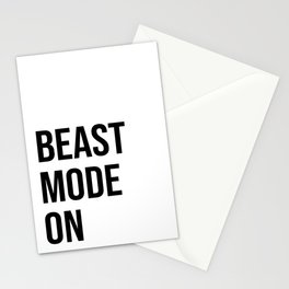 Beast mode on Stationery Card