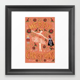 The Nutcracker wish card 3 Framed Art Print