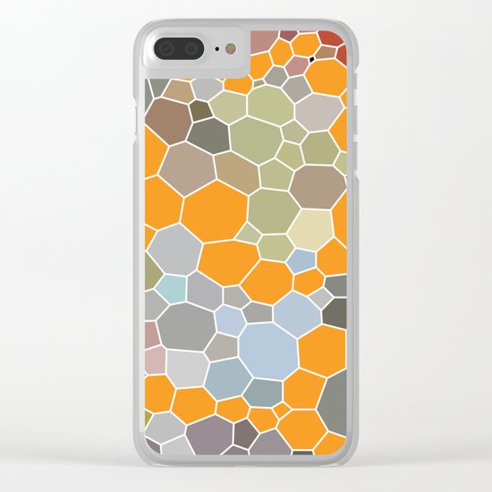 Exprimental Pattern XXIII Clear iPhone Case