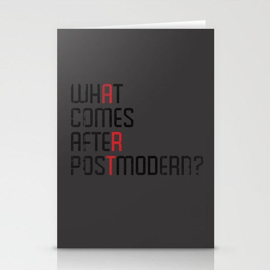 What Comes After Postmodern? Stationery Cards