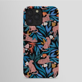 Cheetah jungle/tropical print iPhone Case