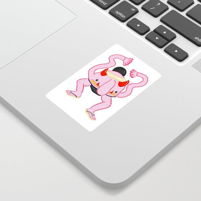 Cute and Creepy Yokai Blob Sticker