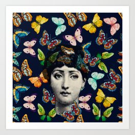 The Butterfly Queen Art Print