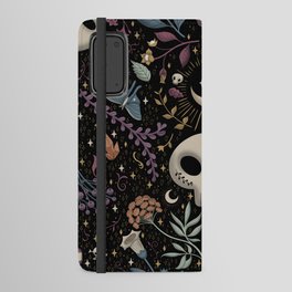 Whimsigothic Skull and Plants Android Wallet Case