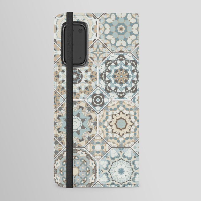 Mediterranean Decorative Tile Print XII Android Wallet Case