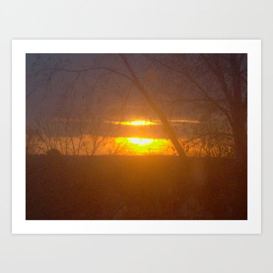 Golden Sunset Art Print