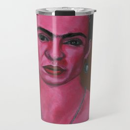 Pink Frida Travel Mug