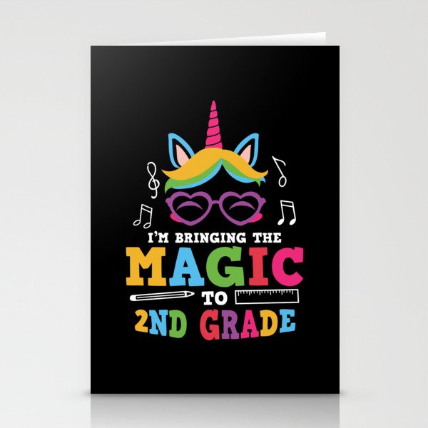 I'm Bringing The Magic To 2nd Grade Stationery Cards
