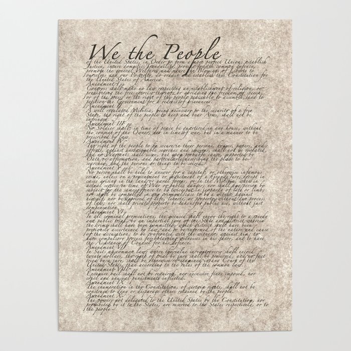 U.S. Constitution Posters & Wall Art Prints