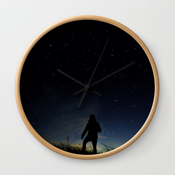 Captain of Spaceship Earth Wall Clock