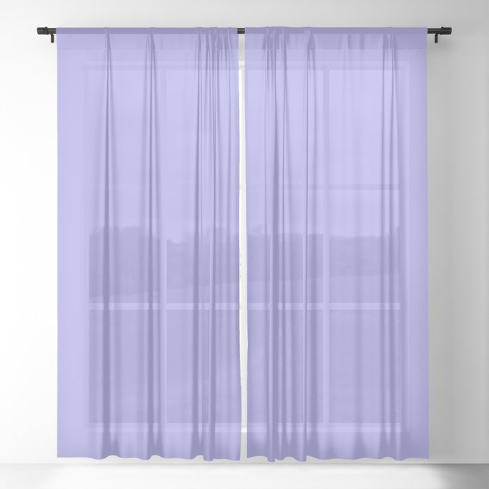Powder Lavender Sheer Curtain By Moonshineparadise Society6