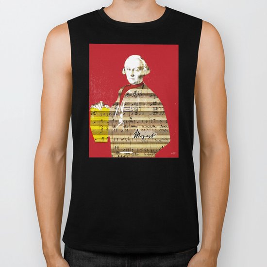 Wolfgang Amadeus Mozart Biker Tank