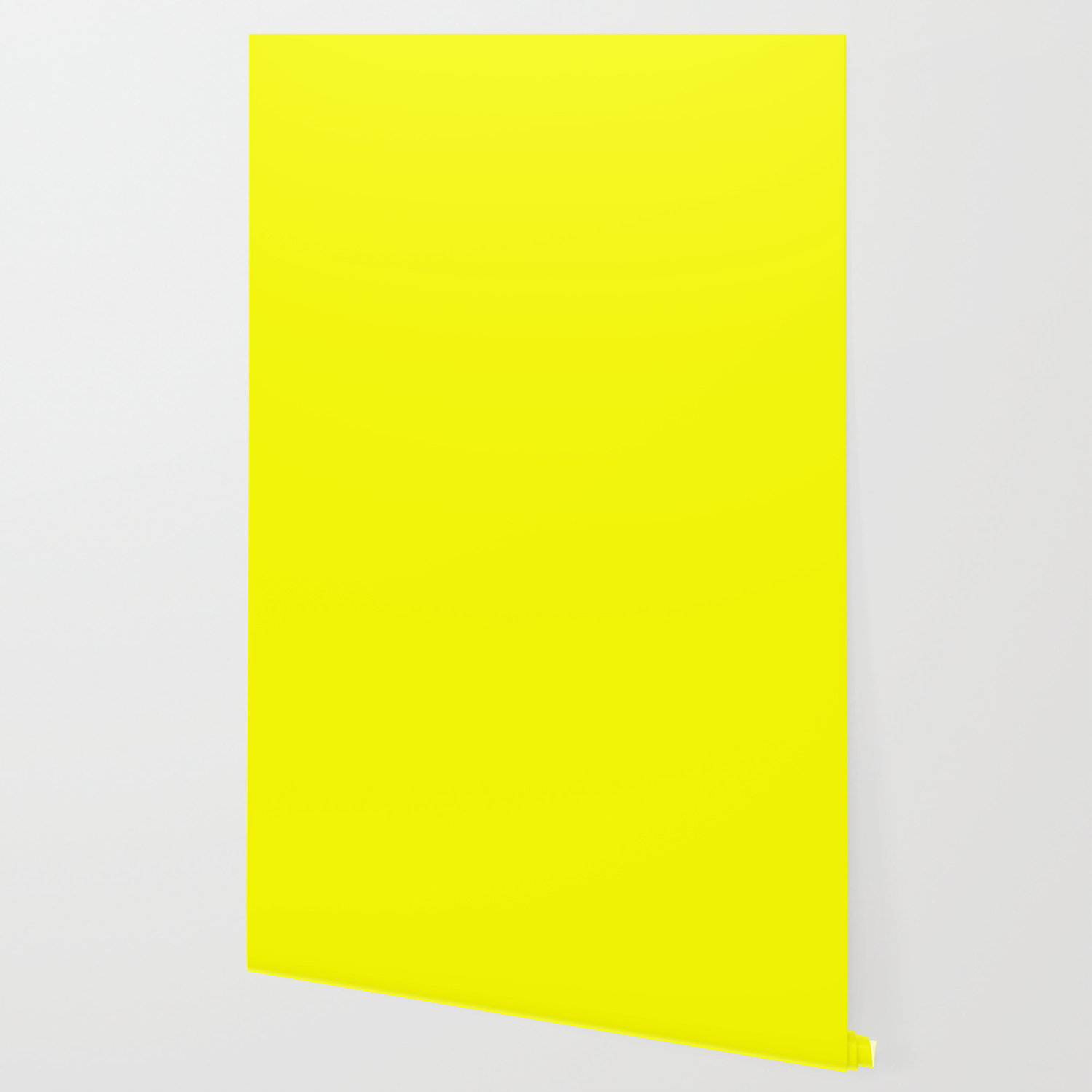 PLAIN SOLID FLUORESCENT YELLOW - NEON YELLOW Wallpaper by Jane Holloway |  Society6