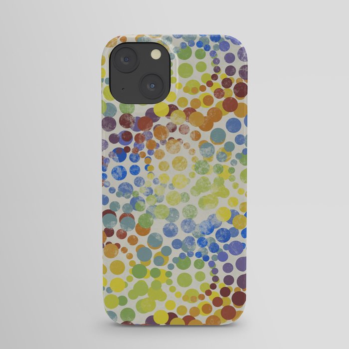 Colour Wheels Gone Mad iPhone Case