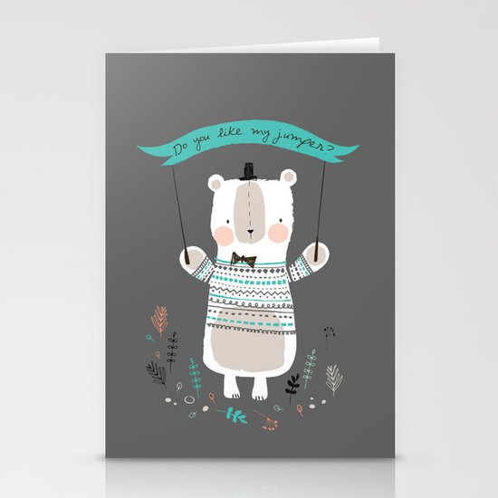 Bear Hug Stationery Cards
