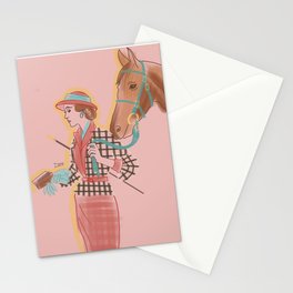 Woman with Horse #1 Stationery Cards