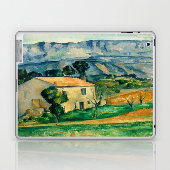 Paul Cézanne House in Provence (Maison devant la Sainte-Victoire près de Gardanne) 1885 Laptop & iPad Skin