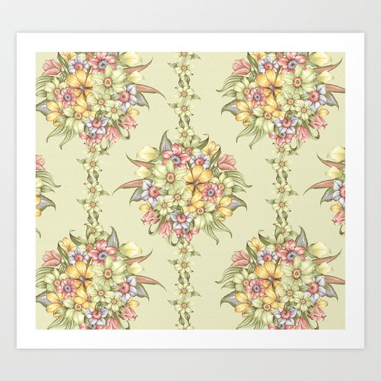 Bouquet Blossom Art Print