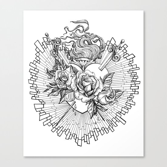 Sacred Heart Canvas Print
