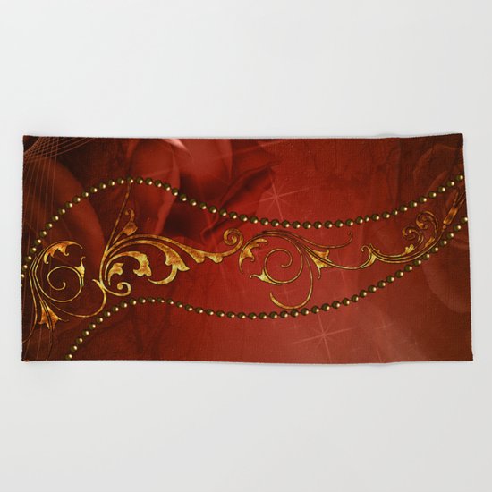 Decorative design Beach Towel