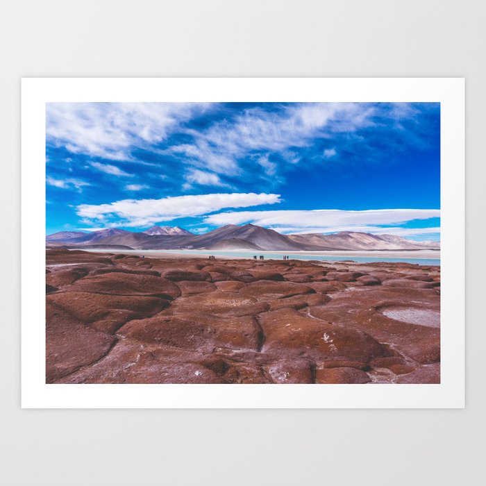 Piedras Rojas (Red Rocks), San Pedro de Atacama Desert, Chile Art Print