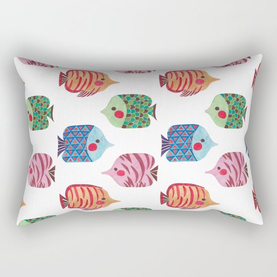 Butterflyfish Rectangular Pillow