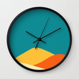 Abstract landscape. Wall Clock