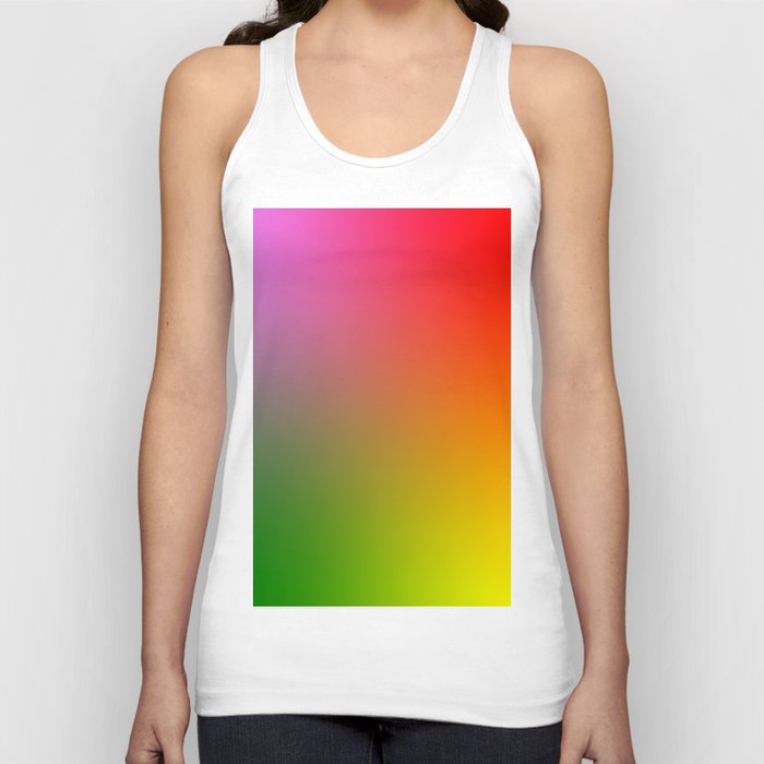 11   Rainbow Gradient Colour Palette 220506 Aura Ombre Valourine Digital Minimalist Art Tank Top