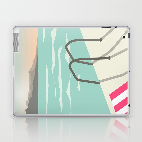 Stepping into the Sea, Croatia Laptop & iPad Skin