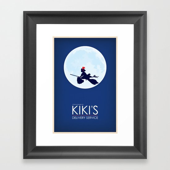 Kiki's Delivery Service Framed Art Print