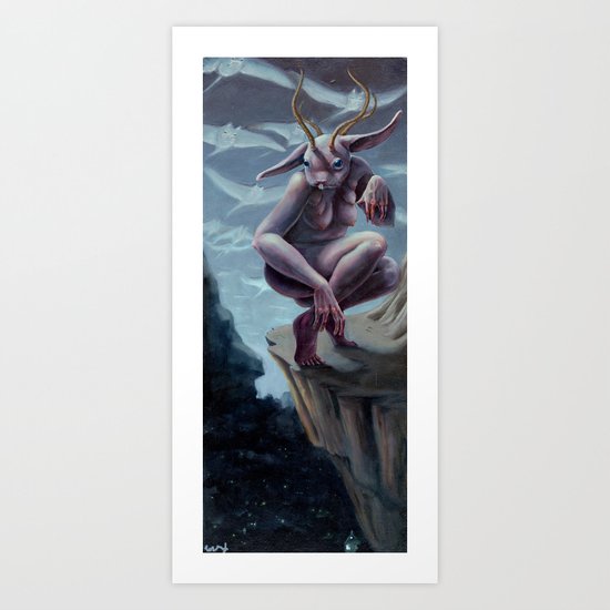 Honey Bunny Foo Foo Art Print