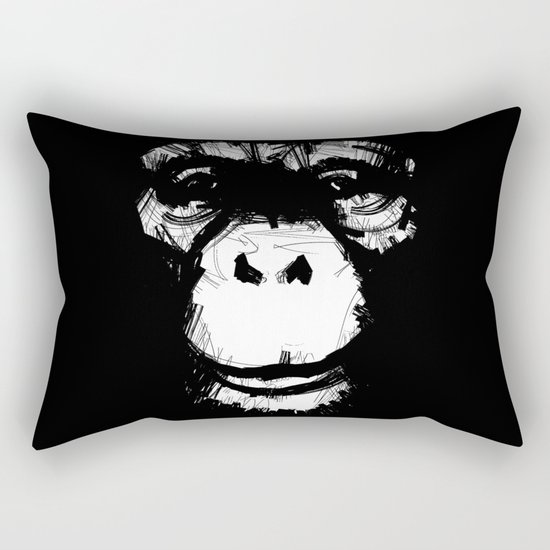 Everything's More Fun With Monkeys! Rectangular Pillow