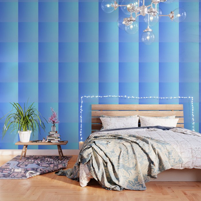 97 Blue Gradient 220506 Aura Ombre Valourine Digital Minimalist Art Wallpaper