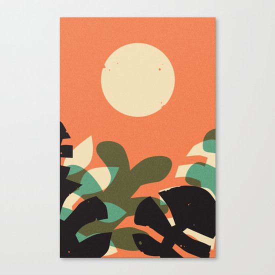 Jungle Sun #2 Canvas Print