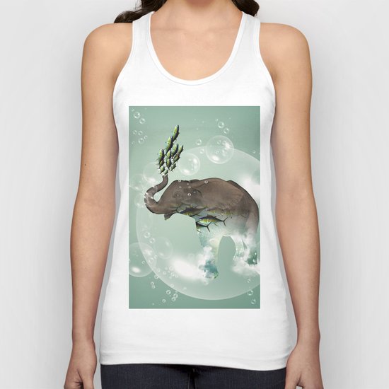 Cute elephant Unisex Tank Top