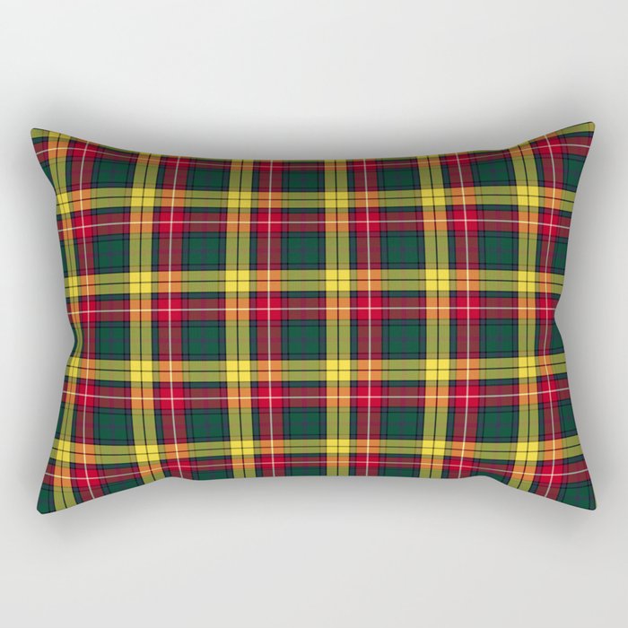 Clan Buchanan Tartan Rectangular Pillow