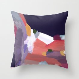 Abstract paints Throw Pillow