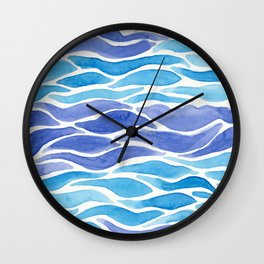 Ocean Ripples - Blues Wall Clock