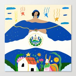 El Salvador Love Canvas Print