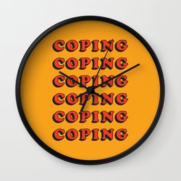 Coping Wall Clock